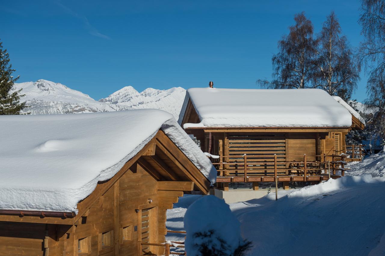 Les Mazots De La Source & Spa Vercorin Exteriör bild