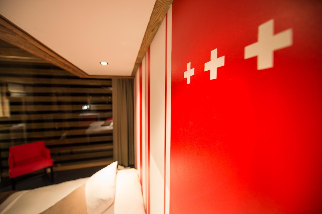 Les Mazots De La Source & Spa Vercorin Exteriör bild