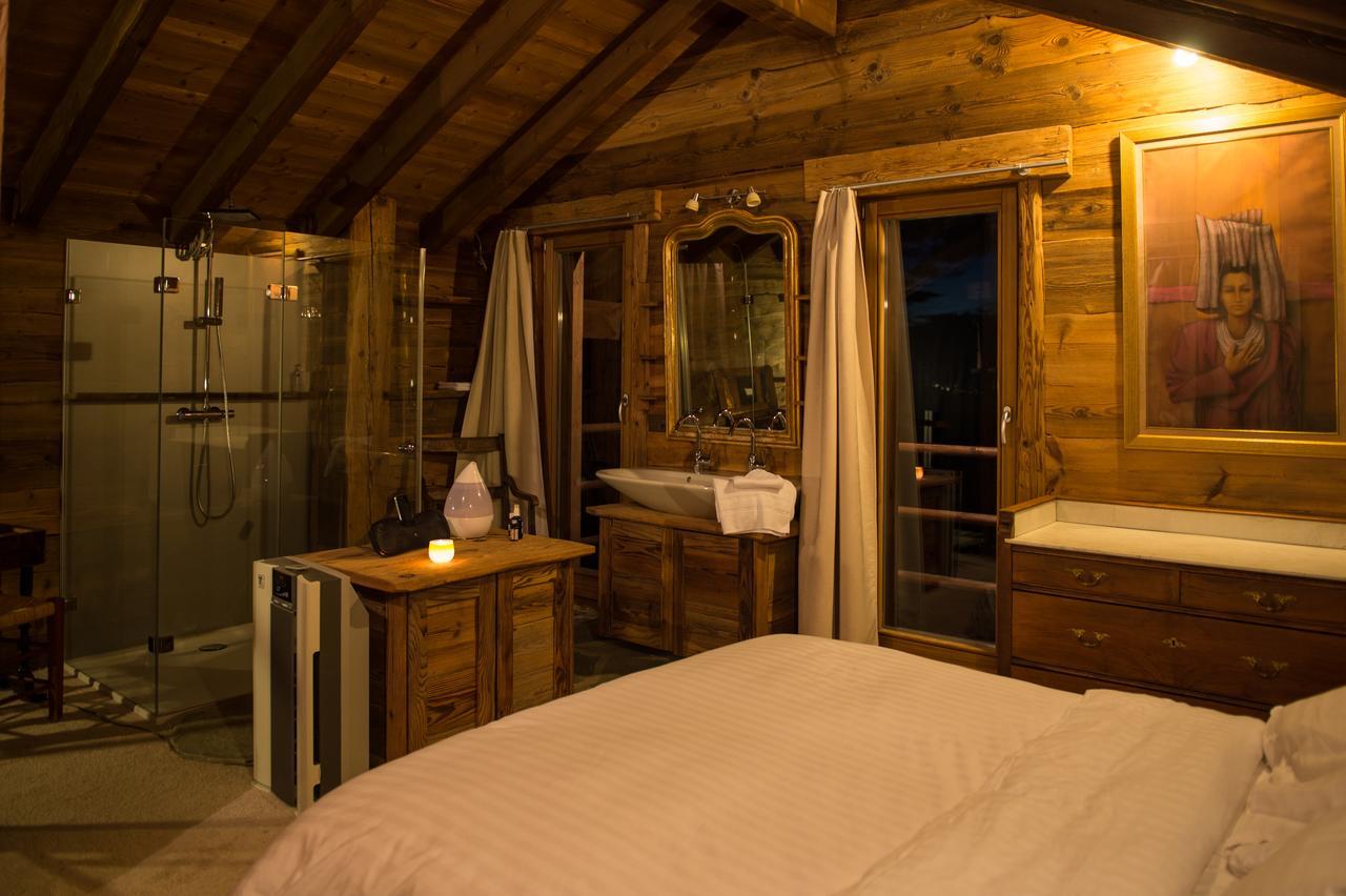 Les Mazots De La Source & Spa Vercorin Exteriör bild