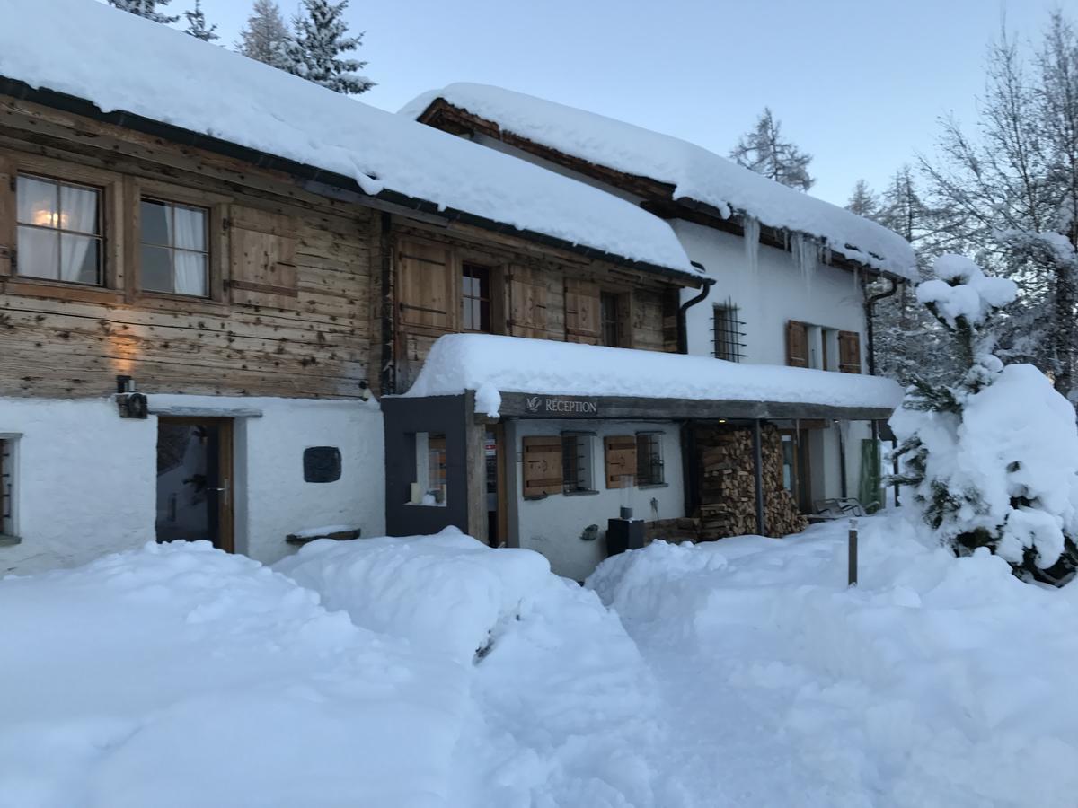 Les Mazots De La Source & Spa Vercorin Exteriör bild