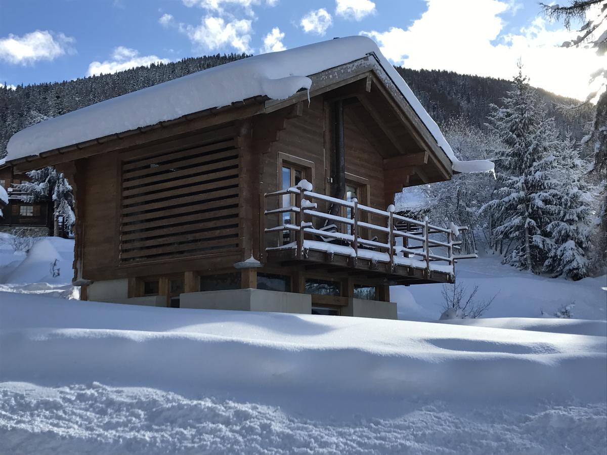 Les Mazots De La Source & Spa Vercorin Exteriör bild