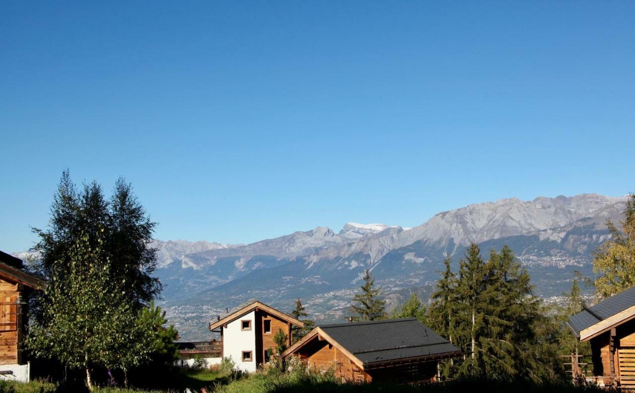 Les Mazots De La Source & Spa Vercorin Exteriör bild