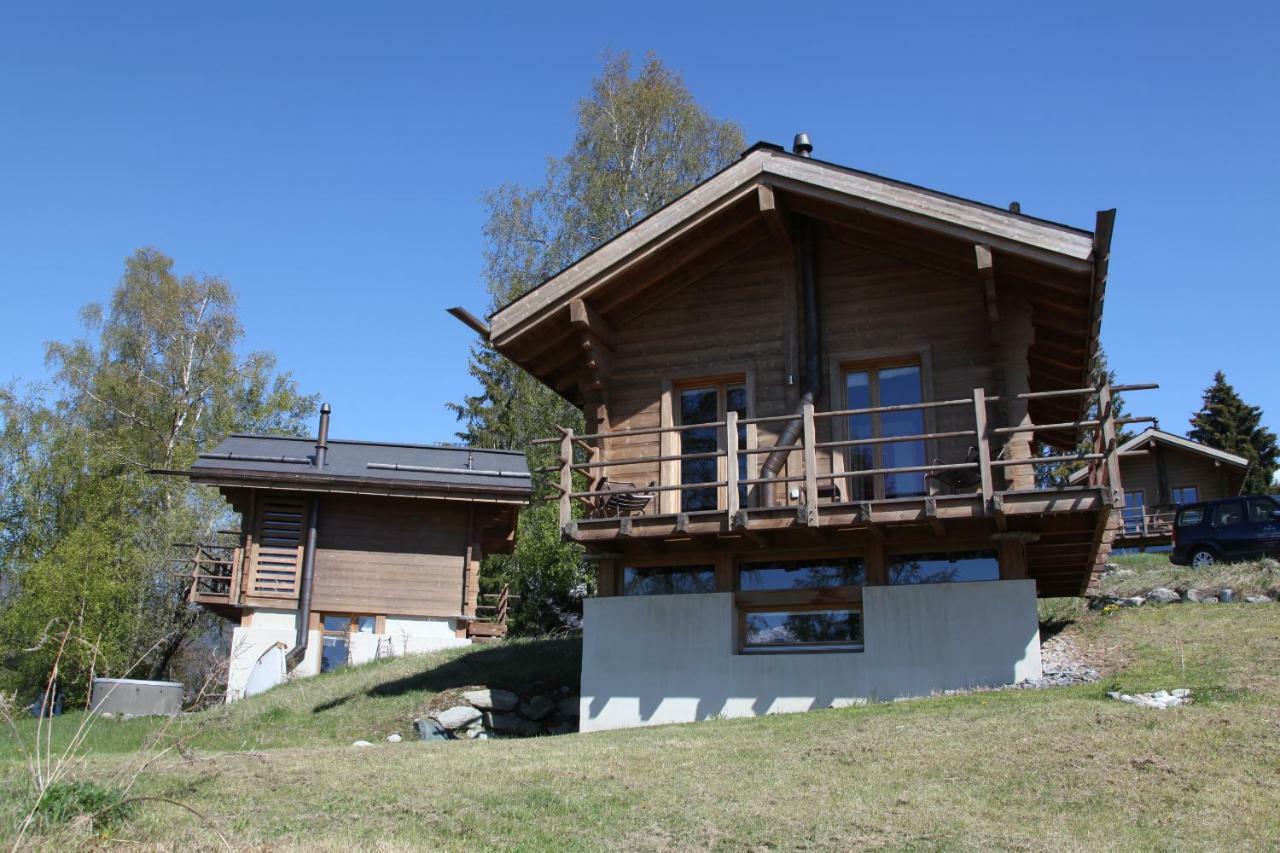 Les Mazots De La Source & Spa Vercorin Exteriör bild