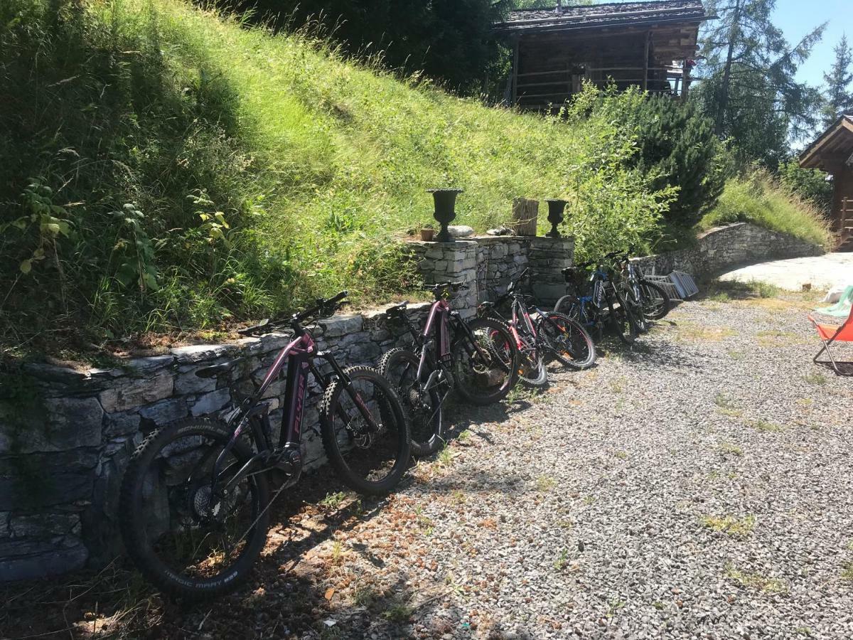 Les Mazots De La Source & Spa Vercorin Exteriör bild